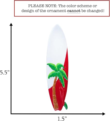 Miniatura 2 de Adorno de Navidad personalizado para tabla de surf 2023, personalización gratuita  Tabla de surf de ola, elegante tabla de surf en el océano para