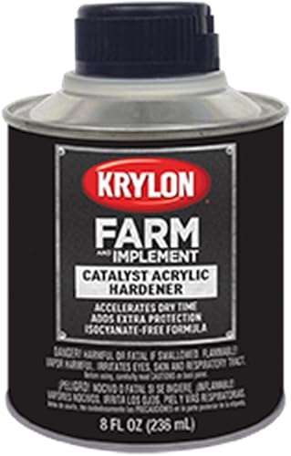 Krylon Farm and Implement Catalyst - Endurecedor acrílico, botella de 8 onzas