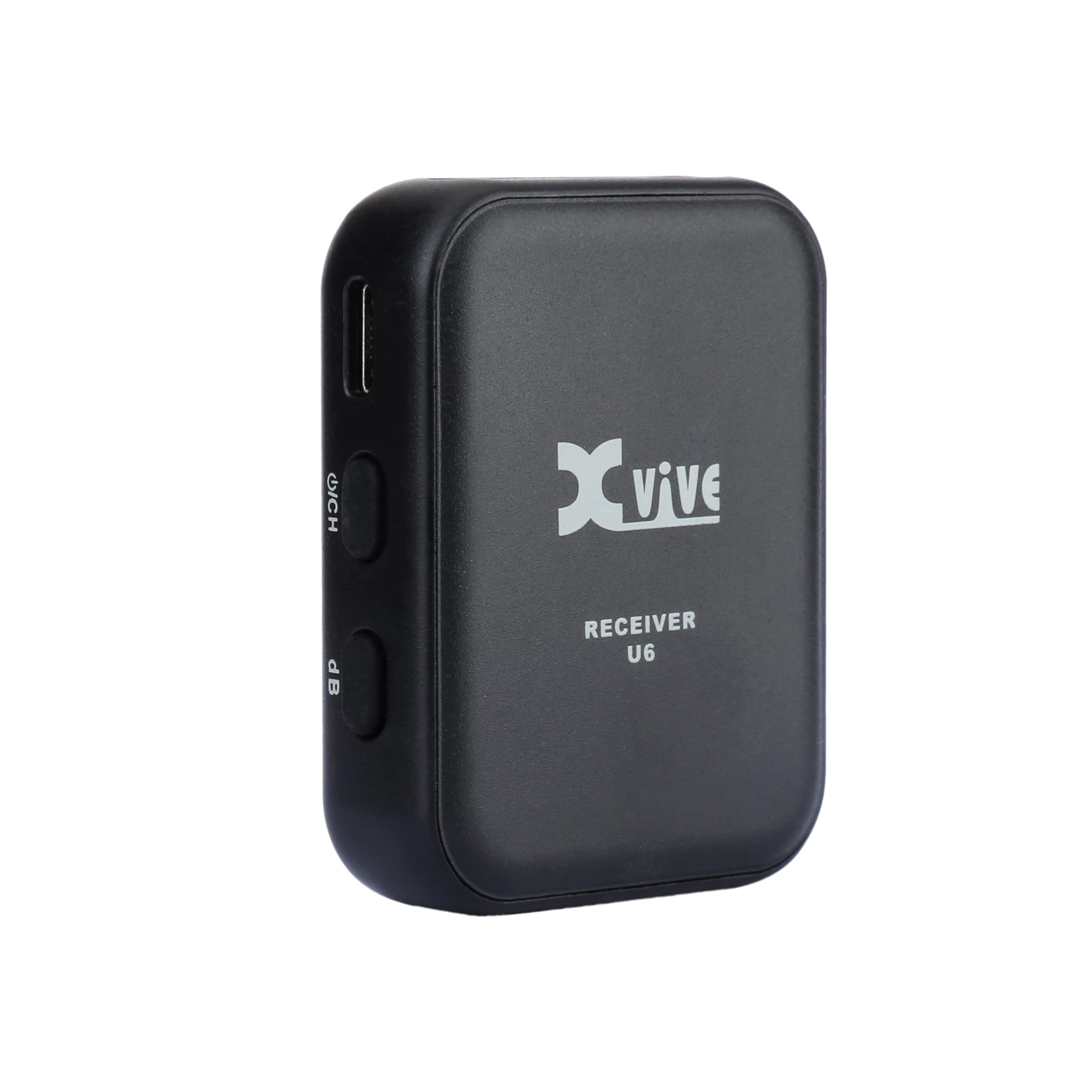 XVive U6 Compact Wireless Mic System – Kabelloses Mikrofon‑Set für Video, Kamera & Smartphone, 2,4 GHz, 24‑Bit / 48 kHz