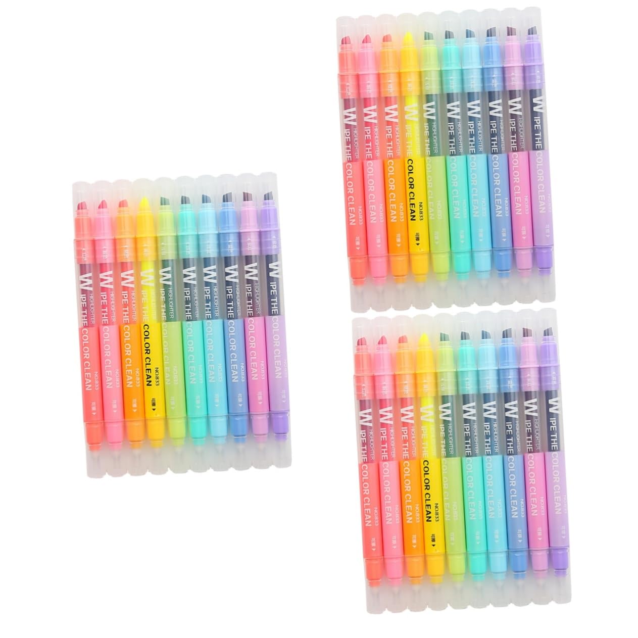 SHINEOFI 30 Piezas Resaltador Borrable Iluminador Líquido Pastel Marcador Pastel Rotuladores Borrables Para Rotuladores Iluminadores Liquidos Resaltadores Borrables El Plastico