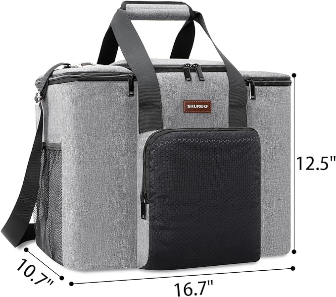 Bolsas para bowling para 1 bola y zapatos, bolsas de bolos con soporte para bolas de madera y 2 bolsillos de almacenamiento adicionales, bolsas de bolos resistentes para zapatos de bolos de hasta la