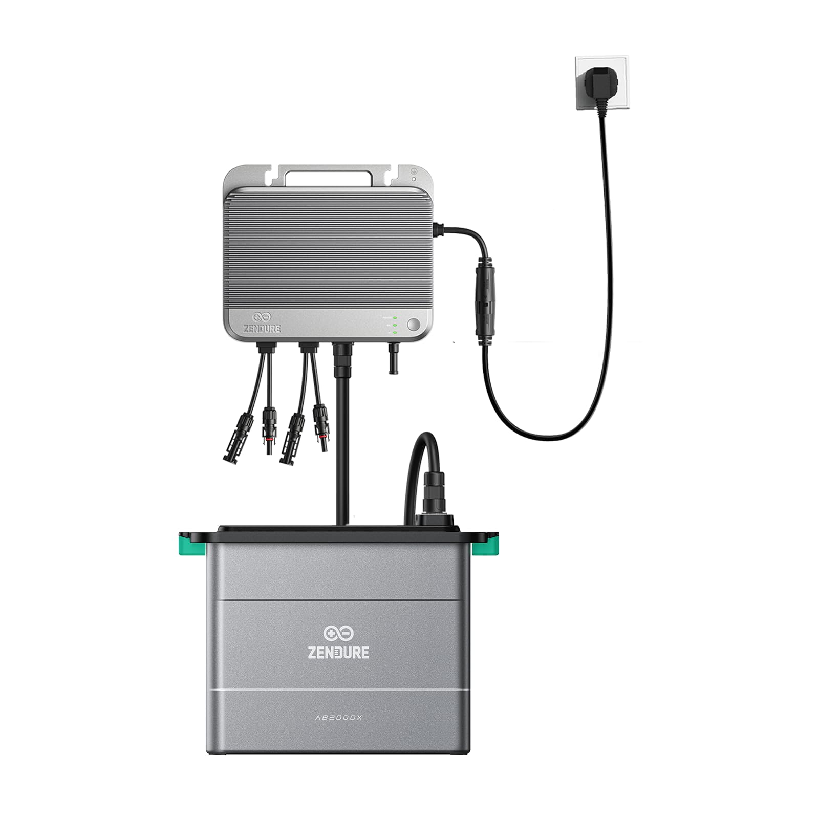 Zendure SolarFlow 800 - Micro-onduleur Hybride Intelligent 1200W MPPT, Rendement énergétique de 96%,...