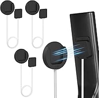 Vista 1 de Soporte magnético para control remoto de 6.5 pies, paquete de 3 correas elásticas para control remoto con correa ajustable e imanes dobles N52