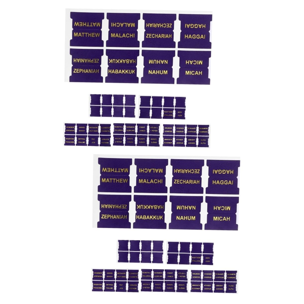 DOITOOL 2 Sätze Bibel-lederetikett Biblische Buchregisterkarten Bibel Tabs Bibelstudienzubehör Bibel-tabs Zum Bibelstudium Bibel-tags Bibel Studieren Registerkarten Zum Kommentieren Pu