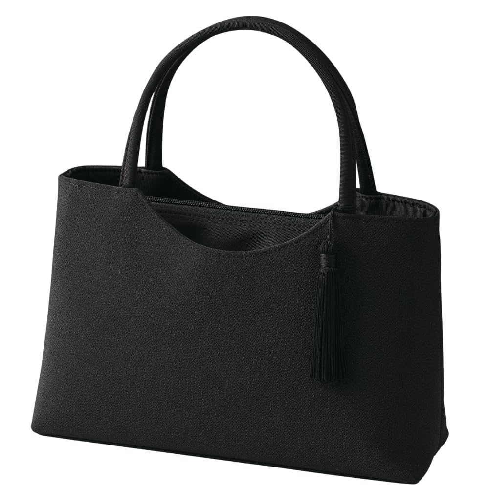 Fukushodo Formal Bag, Made in Japan, Set of Manners Book, Black, Formal, Women, Ceremonial Occasions, Mourning, Funerals, Funerals, 35 : Clothing, Shoes & Jewelry