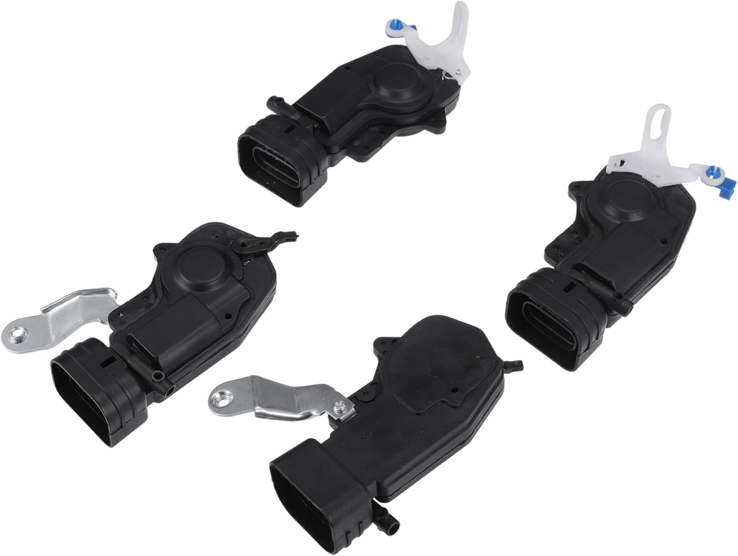 X AUTOHAUX Replacement Front Rear Left Right Side Power Door Lock Actuator Motor for Toyota 4Runner 98-02 Door Latch Actuator Assembly Replace No.6914035060/6912035050 Black 2 Pair