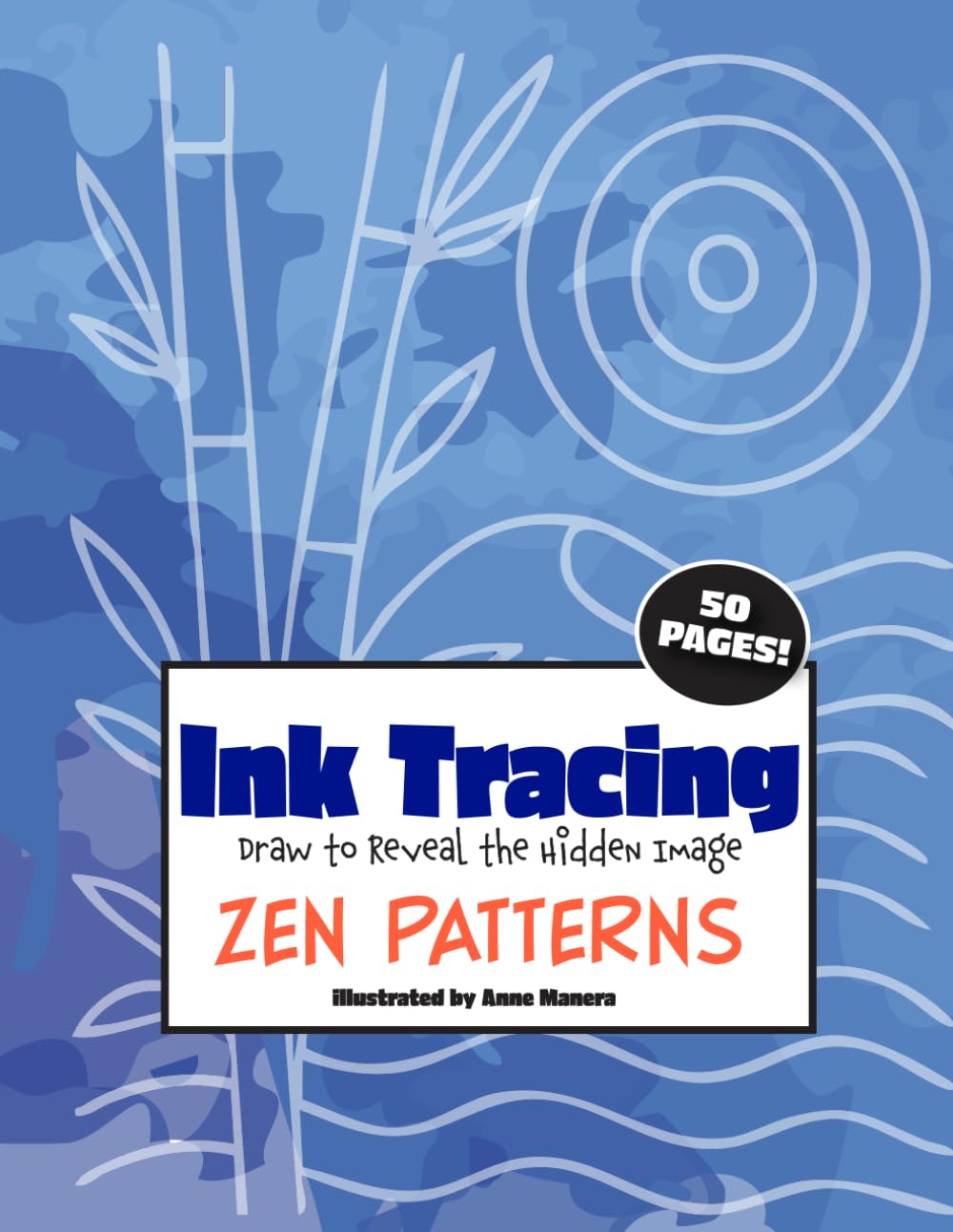 Ink Tracing Draw to Reveal the Hidden Image ZEN Patterns
