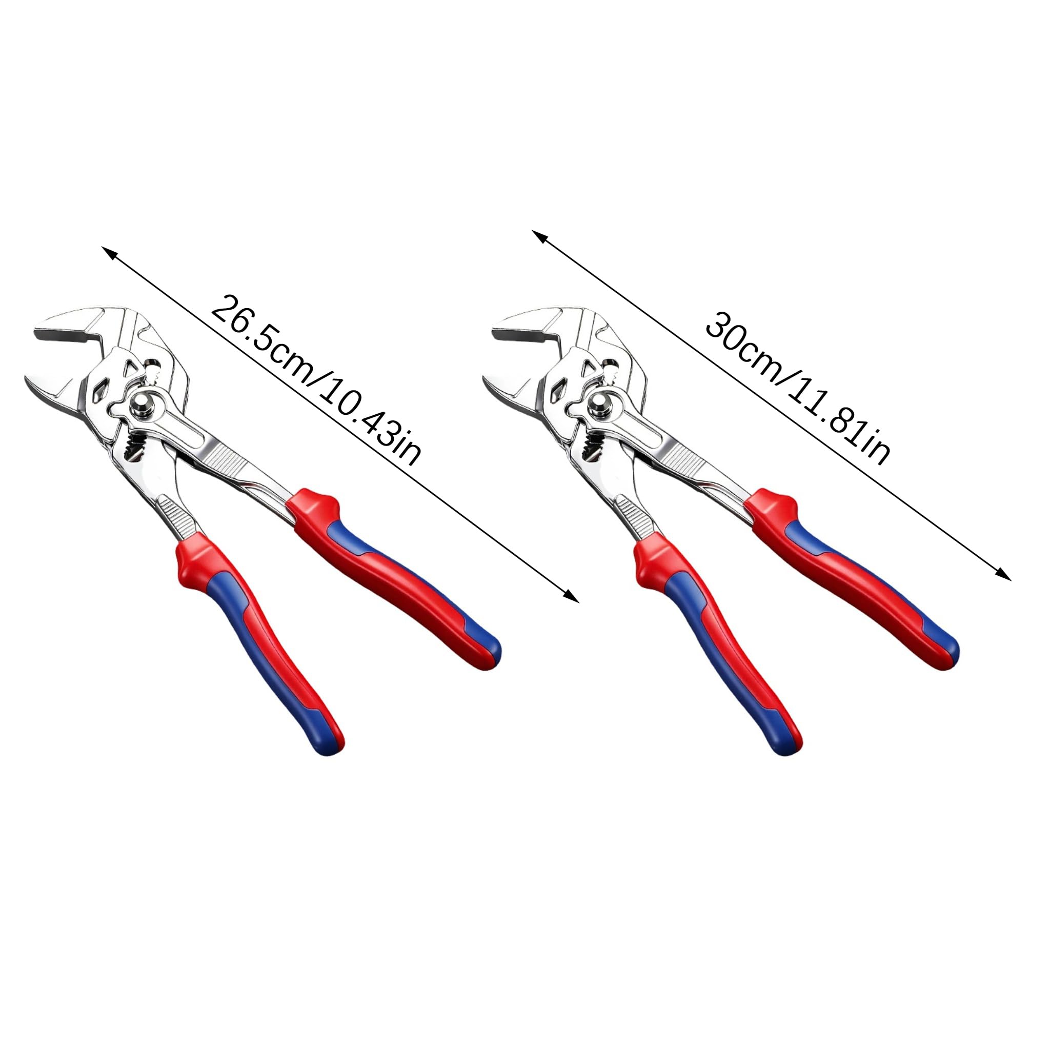 Mehrpositions Gelenkzange mit gezahntem, 12 INCHES
