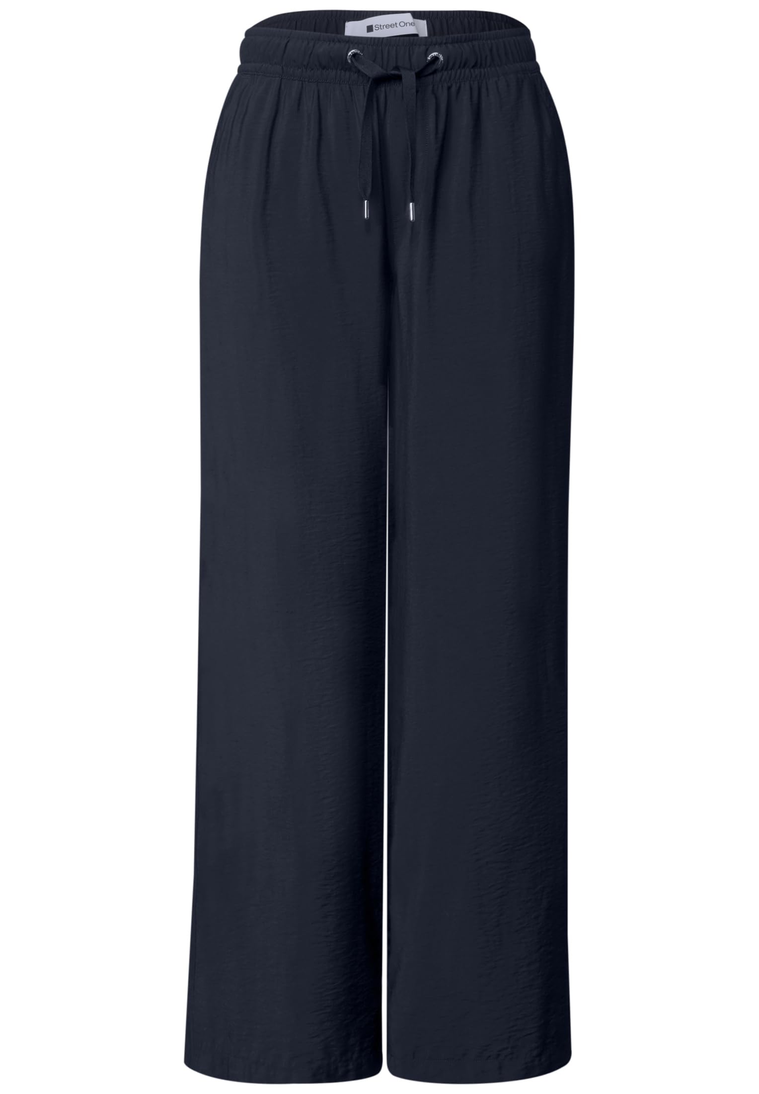 Street One Damen High Waist Wide Leg Hose im Loose Fit 3817703