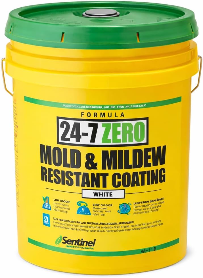 Sentinel 24-7 Zero Interior Mold & Mildew Resistant Coating (5 Gallons, Clear) 24-7ZERO 0