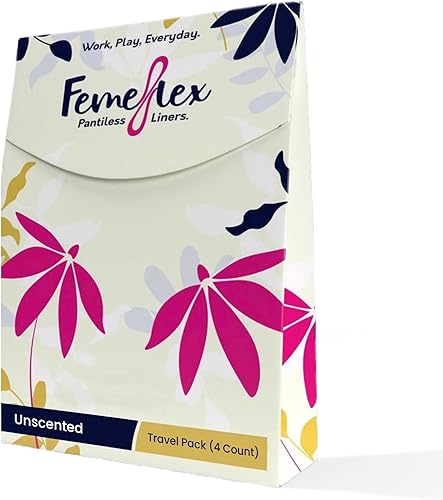 Femeflex Forros sin bragas - Paquete de viaje (4 unidades)