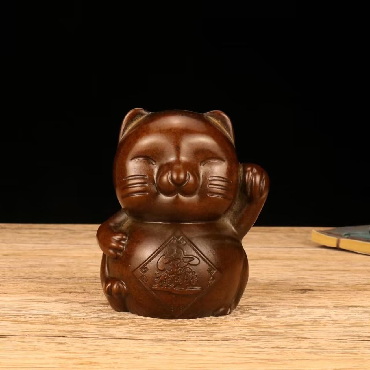 Dytartzx Pure copper Lucky Cat statue Lucky Cat Home shop checkout decor Wealth and good luck