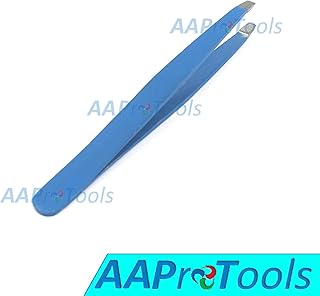 AAPROTOOLS Proffesional Blue Color Eyebrow TWEEZER Slanted Hair Beauty Woman Beauty Makeup A+ Quality
