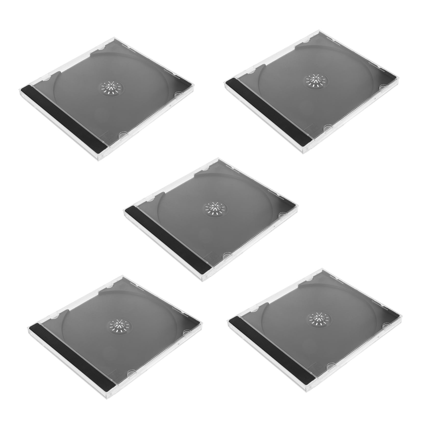 Garneck 3 Set Di Organizer Portatili Custodia Riutilizzabile Materiale Sicuro Per Dvd Compatto E Facile Da Trasportare Per Viaggi Casa Auto 5 Pezzi * 3