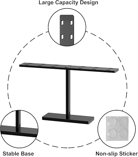 Miniatura 4 de Soporte organizador de lentes de sol, soporte acrílico para lentes de sol con 14 ranuras, elegante estante para lentes de sol, soporte de exhibición