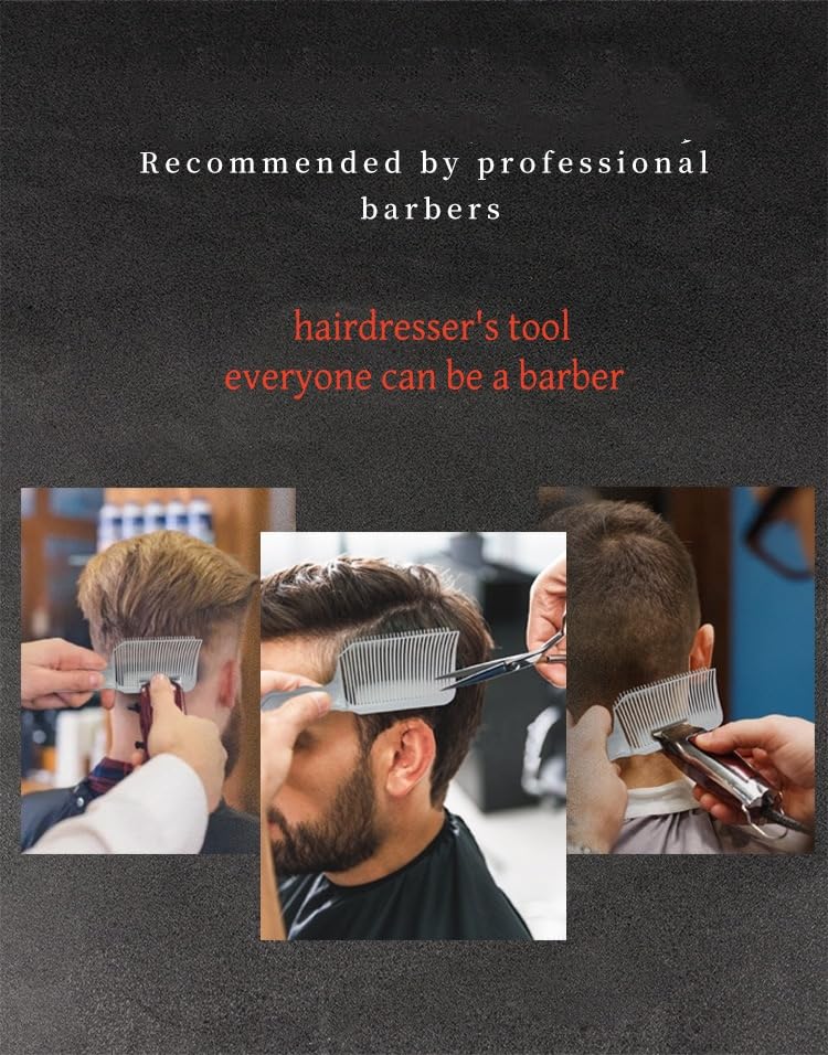 Set de 2 Peines para Hombre para Corte de Precisión y Degradado miniatura 2