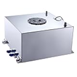 EVIL ENERGY 10 Gallon Fuel Cell Gas Tank Aluminum with Level Sender Street Drift Silver