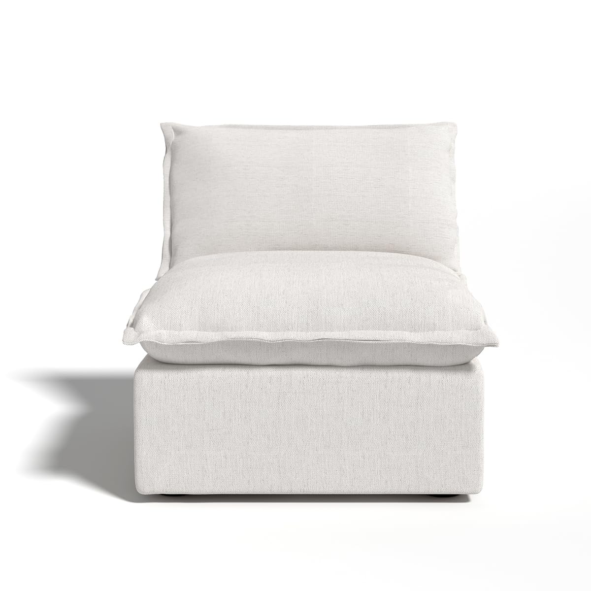 Modular sectional cloud with comfortable luma filling Sofa, removable and washable covers   (Only the seat does not bring backing)