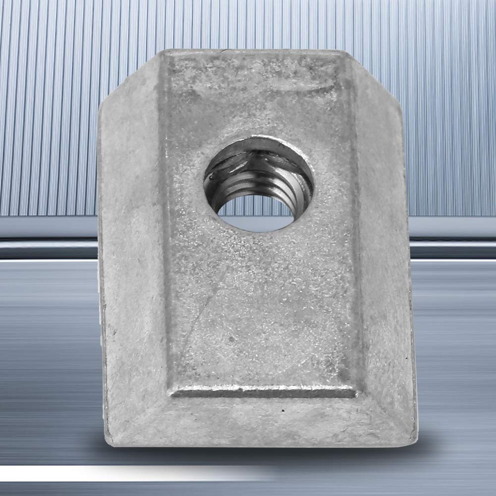 Z042M T Slot Nut Zinc Alloy Metal Single T Nut for Fixing The Lathe Parts Accessories