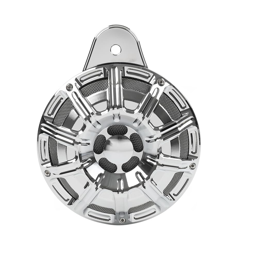 Cngoat41 1 Pc Horn Speaker Cover Aluminum A For Harley Big Twin 1991-2023(For Evo/For Twin Cam/For M8)