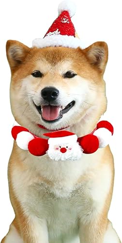 Miniatura 10 de Lionheart glory Collares de Navidad para perros, accesorio elástico de vacaciones para perros, disfraz de mascota para fiesta de Navidad