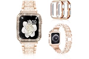 Mosonio Compatible iWatch Bands 42mm Rose Gold