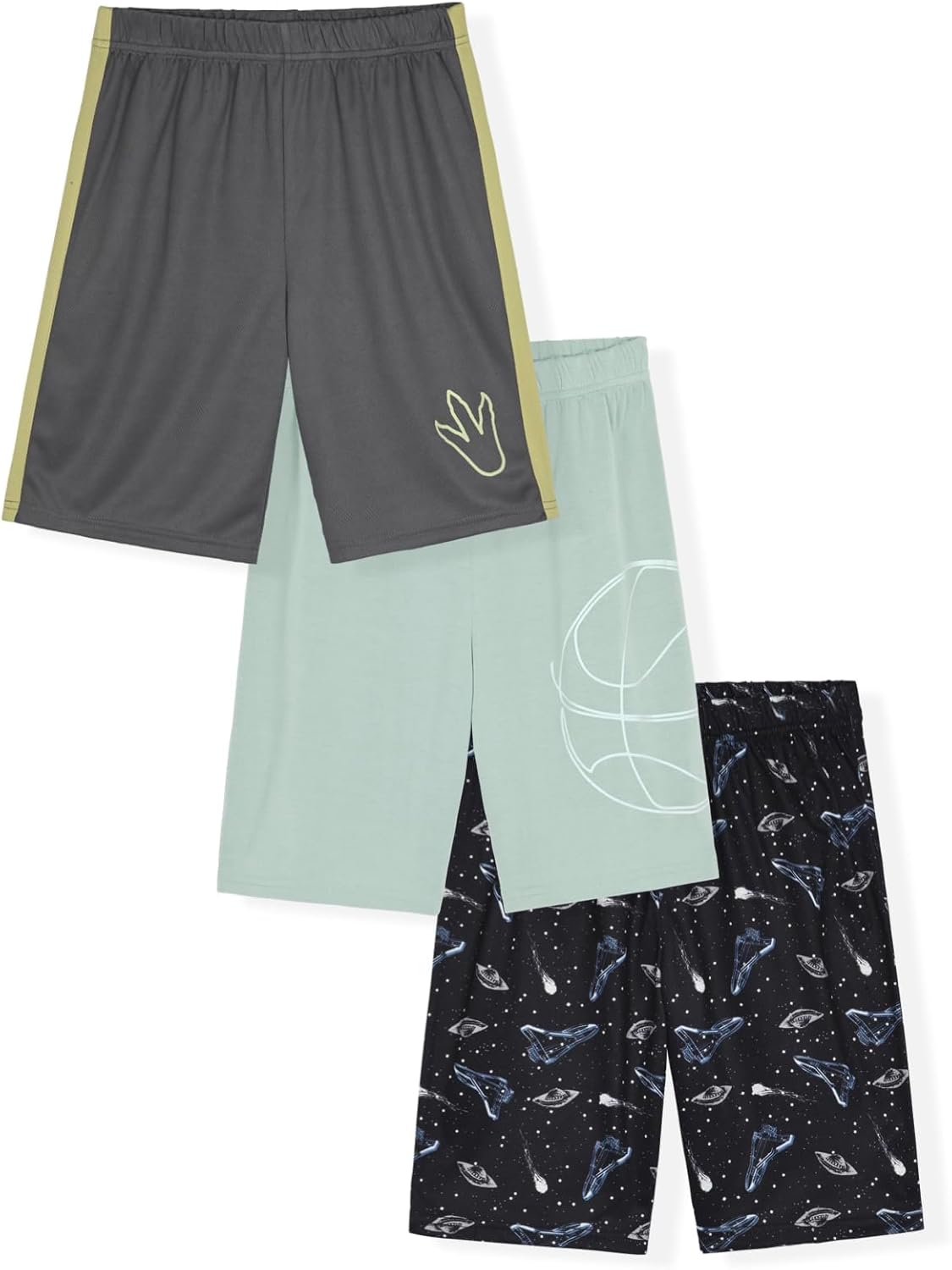 Sleep On It Boys Pajama Shorts for Kids 3 Pack Pajamas Sleep Short Set for Boy