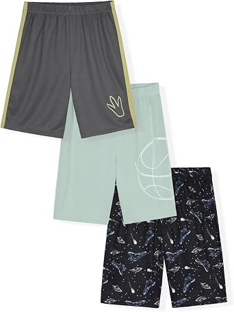 Sleep On It Boys Pajama Shorts for Kids 3 Pack Pajamas Sleep Short Set for Boy