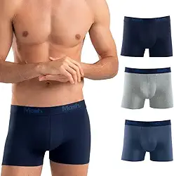 Kit 3 Cuecas Boxer Mash Algodão Cotton Respirável Masculina