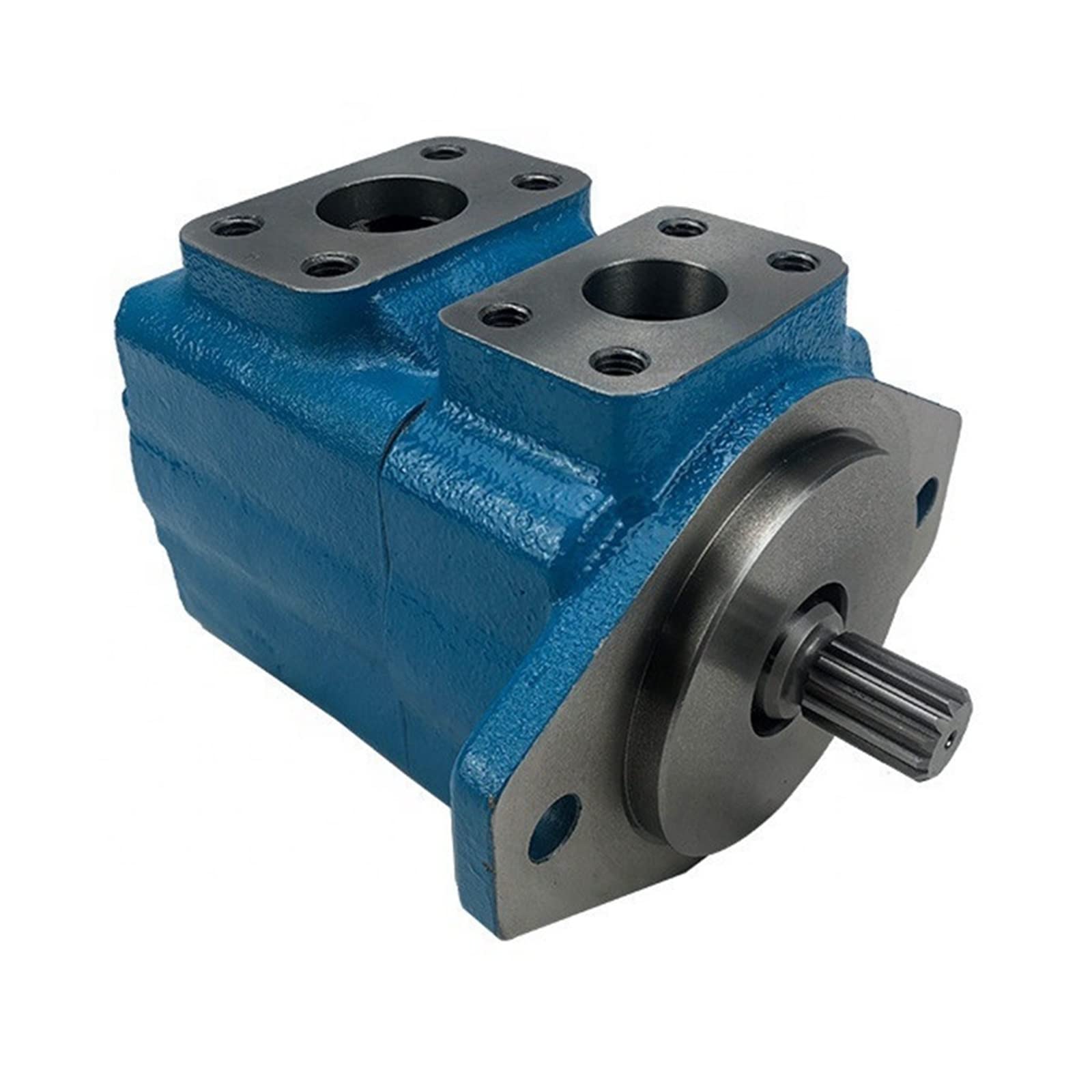 Mini Bomba pequeña Bomba de Paleta Simple 45VQ Bomba de Aceite hidráulico Industrial VQ for máquina de moldeo por inyección 45VQ 42A/50A/60A (Color : 45VQ-42A-1C-20L)