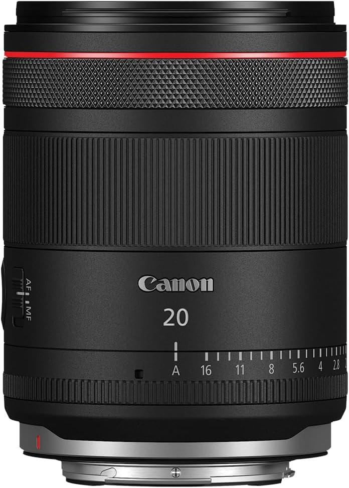 Canon RF20mm F1.4 L VCM, Mirrorless Hybrid Lens, Ultra-Wide Angle Prime, Compatible with Full-Frame & APS-C Mirrorless Cameras, for Photo & Video