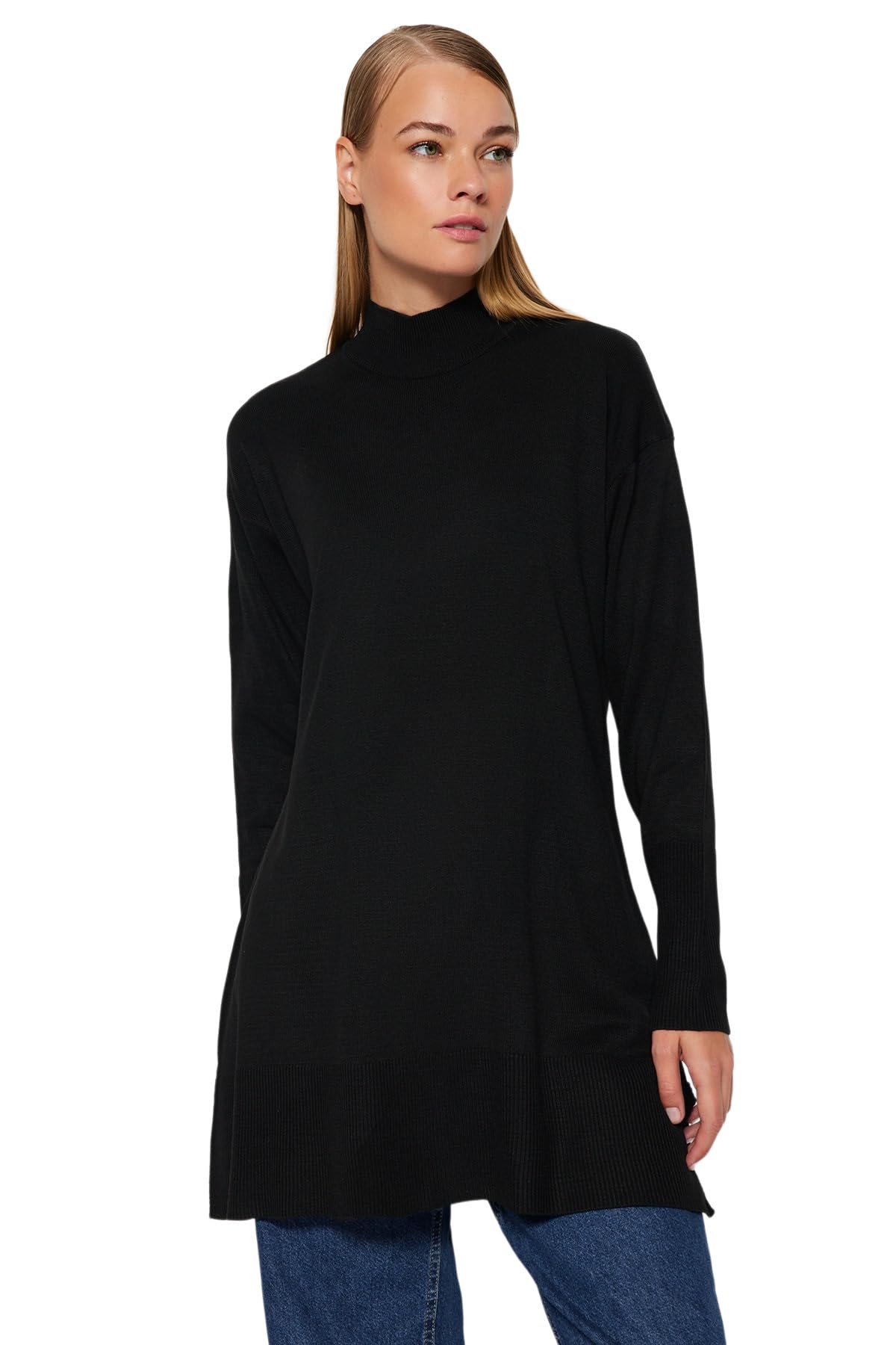 Trendyol Sweater - Black - Regular fit,Black,S