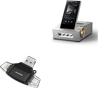 BoxWave Smart Gadget Compatible with Astell & Kern Acro CA1000 - AllReader SD Card Reader, microSD Card Reader SD Compact USB - Jet Black