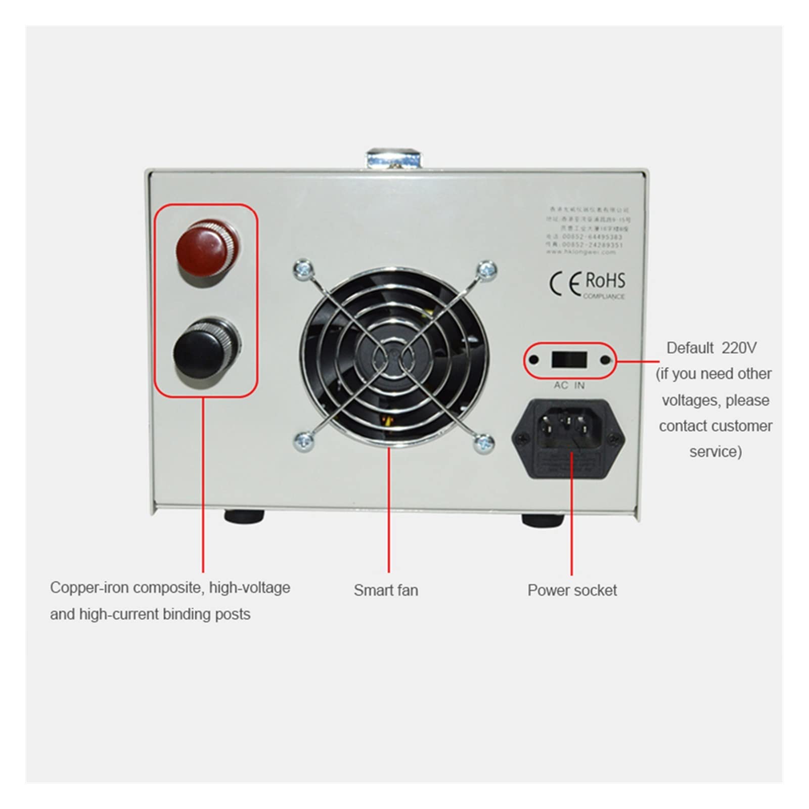 Zasilanie, 15V 60A 60V 20A 100V 5A stabilizator laboratoryjny zasilacz prądu stałego regulowane napięcie regulatora przełączanie zmienne źródło ławki(15V 20A)