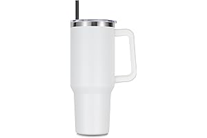 DOMICARE 40oz White Tumbler: The Epitome of Insulation and Convenience