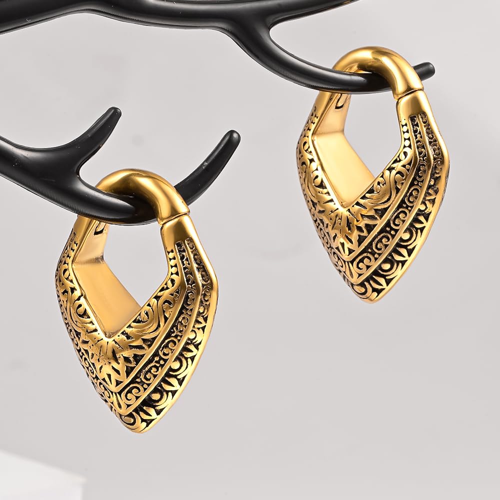 DOEARKO Pesi Dilatatore Orecchio 1 Paia Dilatatori Lobo In Acciaio Inossidabile Serpente Ear Hangers Expanders Piercing Gioiello per Uomini e Donne