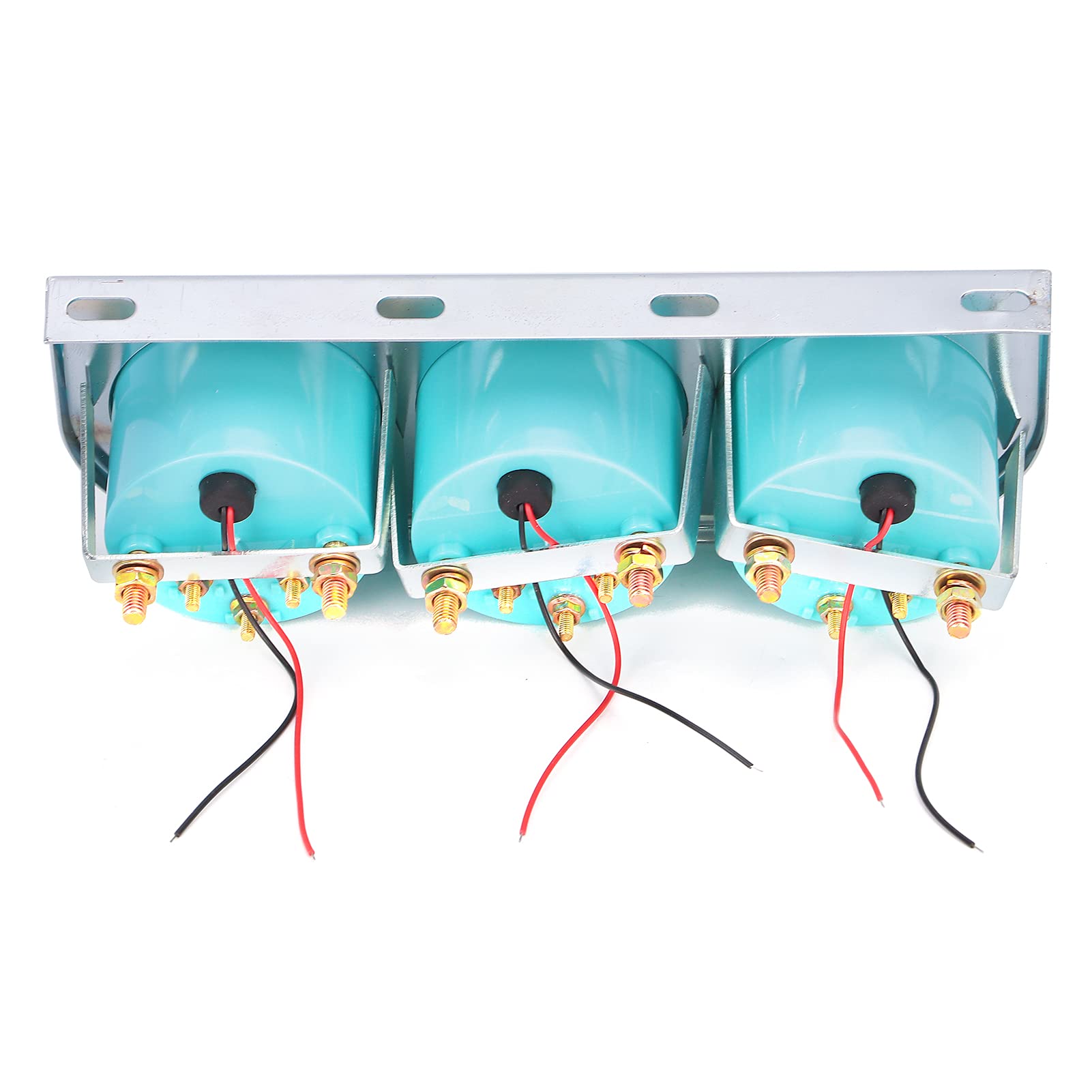 Tbest M10x1 52mm 3 in 1 Misuratore di Temperatura dell'Acqua ＋ Pressione dell'Olio ＋ Tensione Combinazione Strumento per Auto Modifica