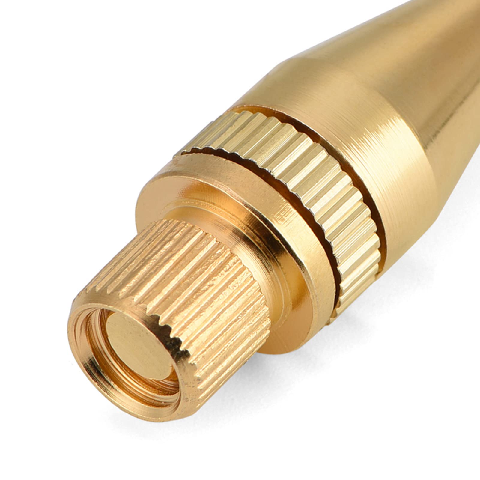 Lot de 8 pointes de haut-parleur en cuivre - Pieds de haut-parleur - Caisson de basses - Amortisseur - Pieds d'isolation - Support de haut-parleur pour appareils Hi-Fi, lecteur CD, platine