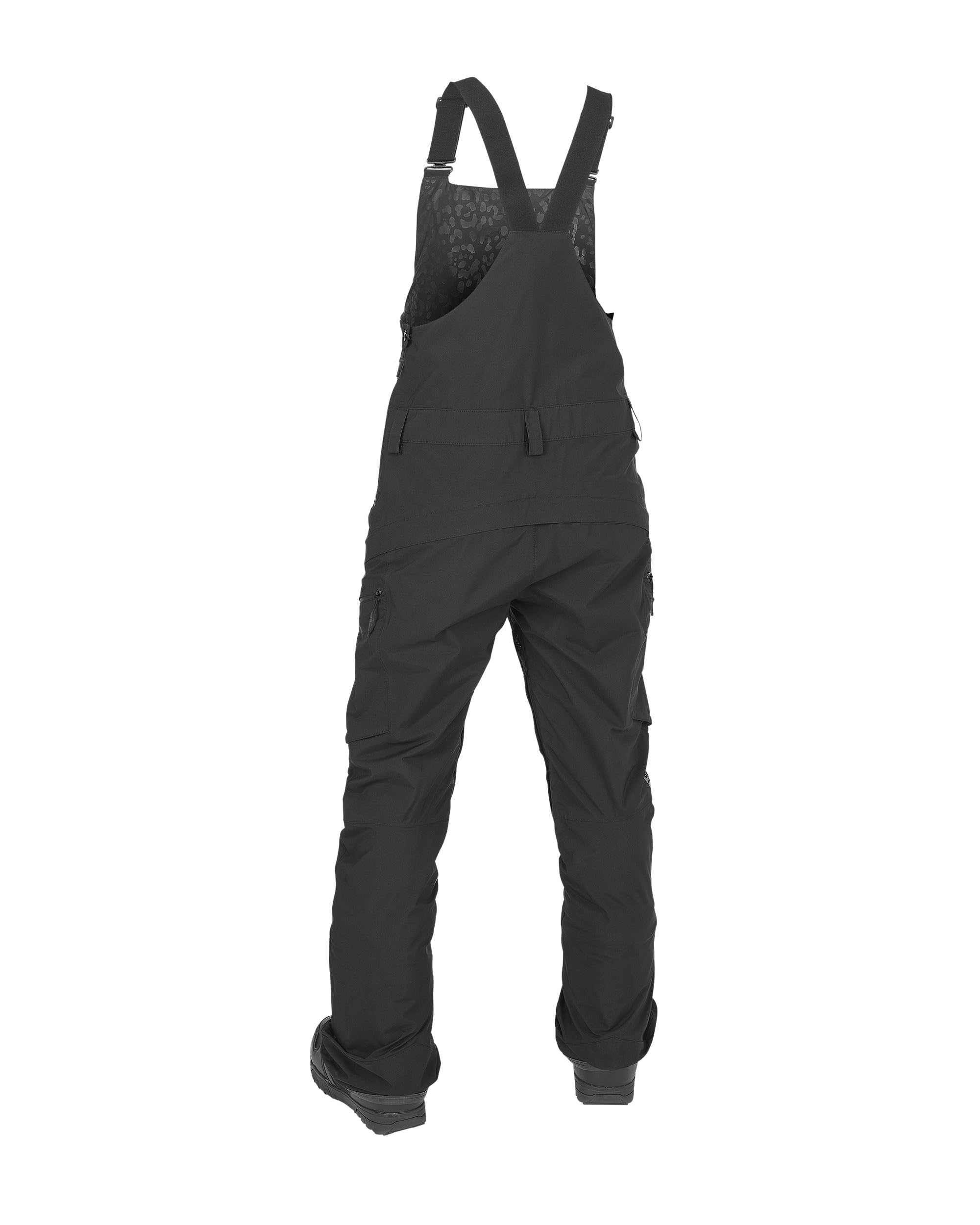Volcom Women's Elm Stretch Slim Fit Gore-Tex Snowboard Bib Overall Black