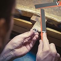 Vista 7 de Papel de lija de lija de lija, tiras de lijado de lima plana, herramientas de mantenimiento de pulido de joyas, herramientas de mantenimiento