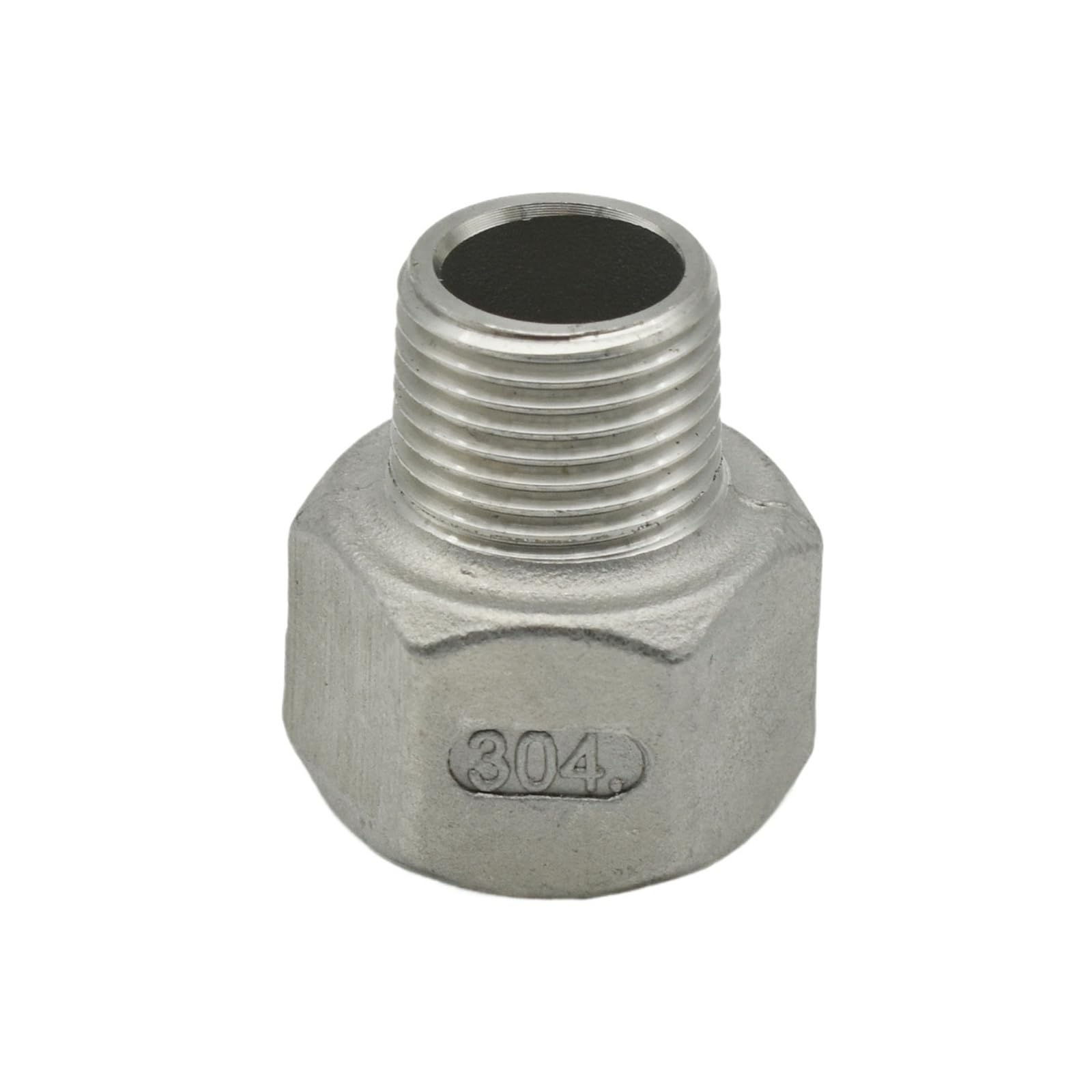 Conector De Tubería Reductor Hexagonal De Acero Inoxidable 304, Hembra A Macho BSP De 1/4", 3/8", 1/2", 3/4", 1", 1-1/4", 1-1/2", 2"(11l4 to 1l2 Inch)