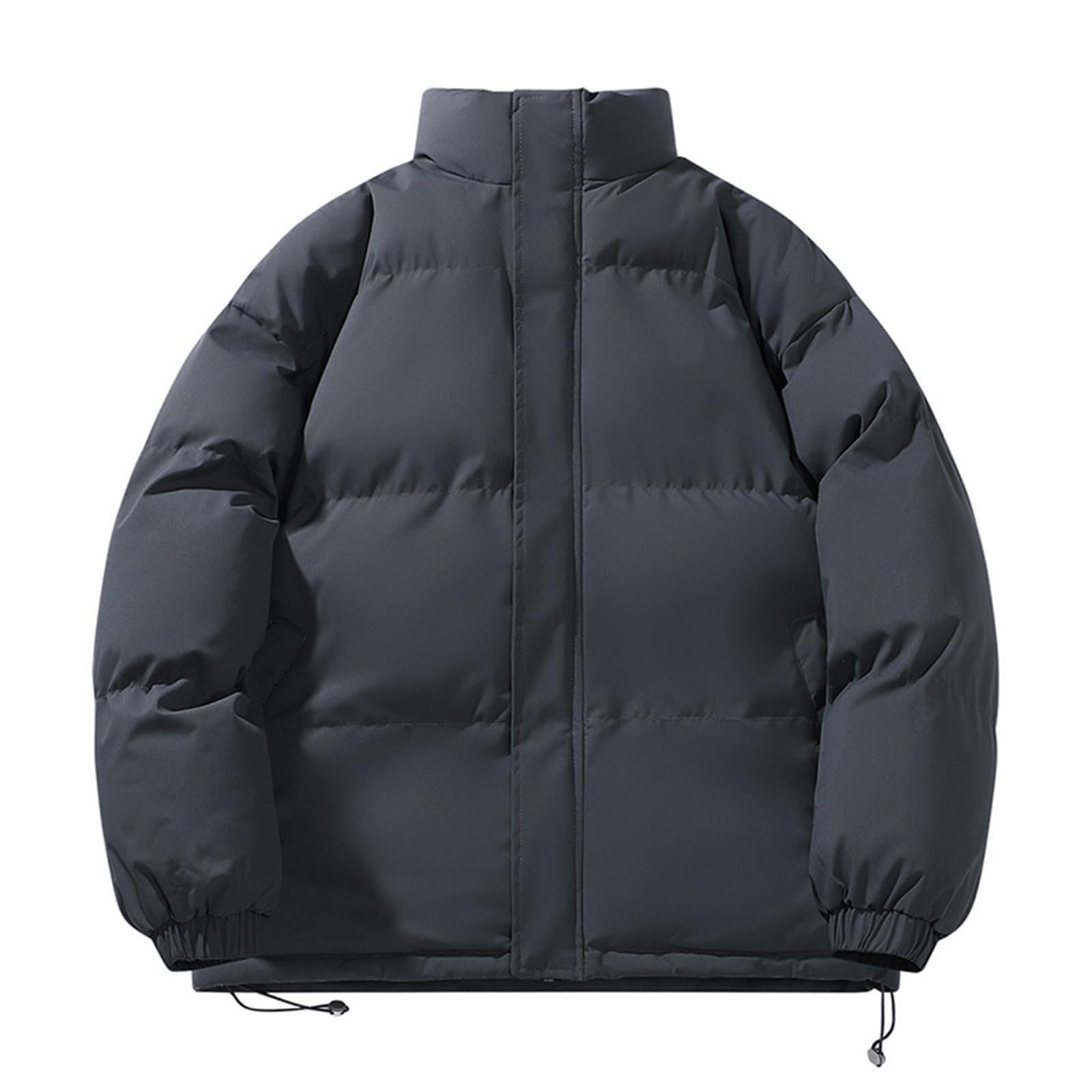 Générique Doudoune Homme Hiver Blouson Matelassée Manteau Hiver Chaud Chaude Manteaux Couleur Unie Coat Randonnée Coupe Vent Regular Fit Veste Respirant Jacket Epais Vetements