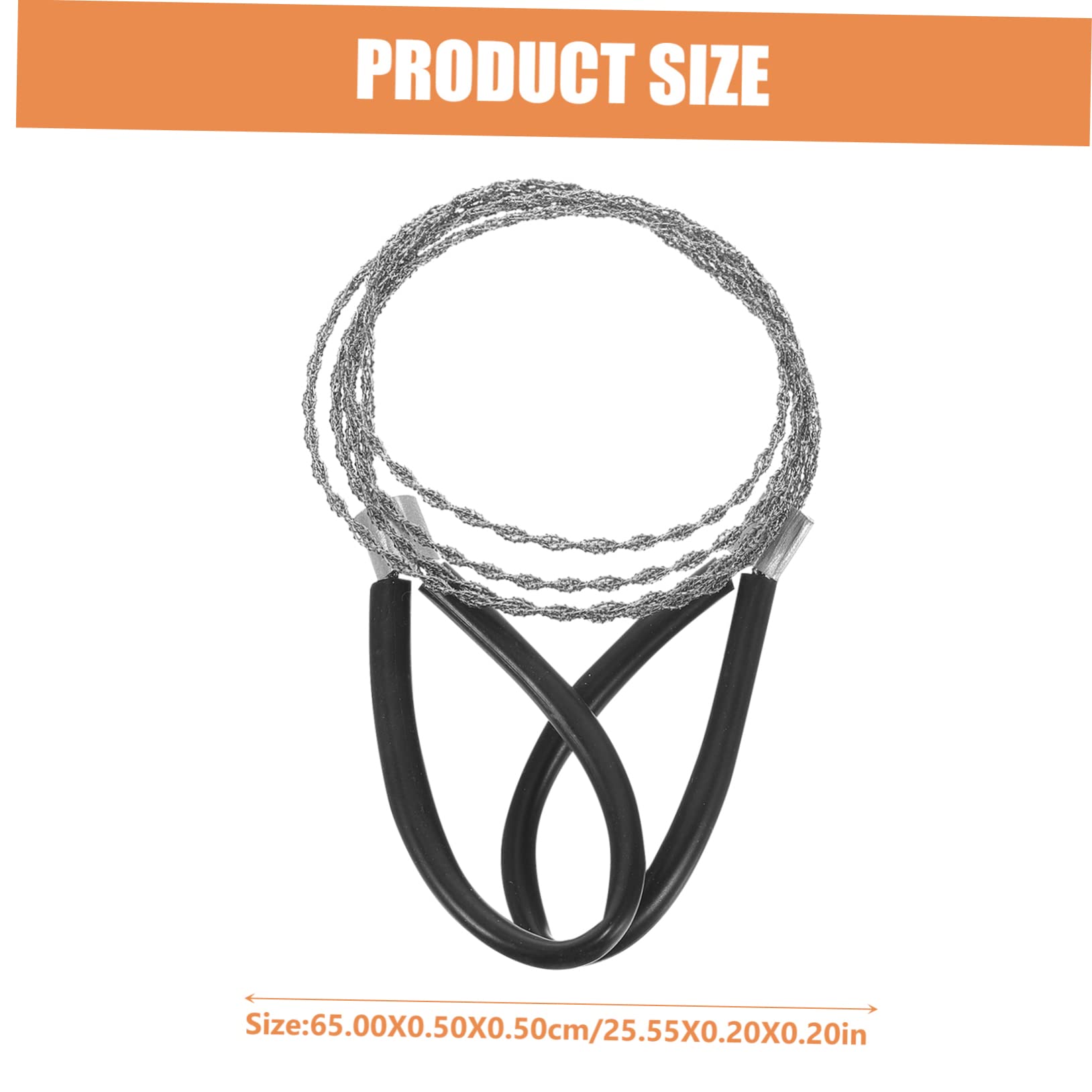 Balacoo Emergency Wire Saw Compact Steel Wire Saws Pocket Chainsaws Outdoor Cutting Cable for Campers