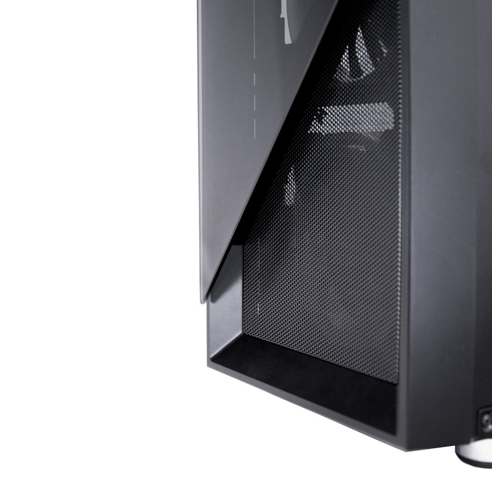 TALIUS Boîte de gaming Valkyria. Boîtier PC Gamer avec 3 ventilateurs ARGB + centrale, PC de jeu de tour ATX en verre trempé.