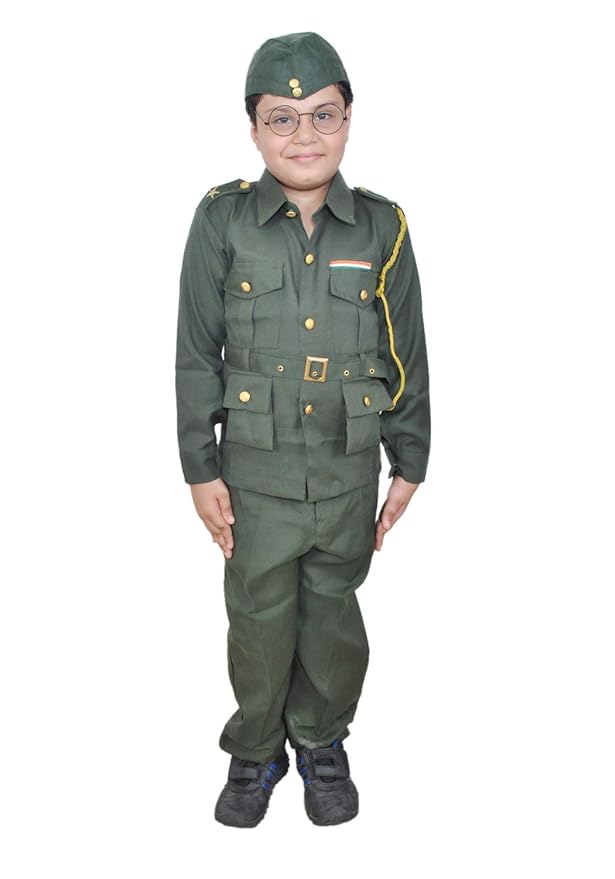 Buy KIDZILLA Subhash Chandra Bose Fancy Dress Costumes for School
