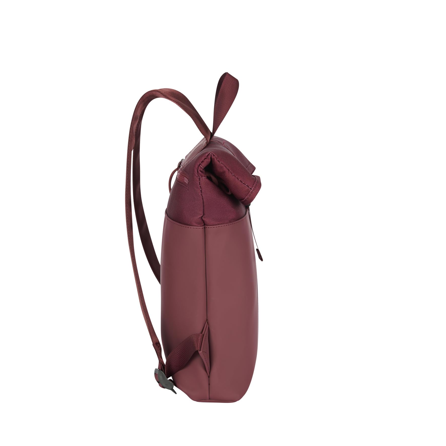 New Rebels Bruce Los Angeles Burgundy 7L Rolltop Rucksack Wasserabweissend