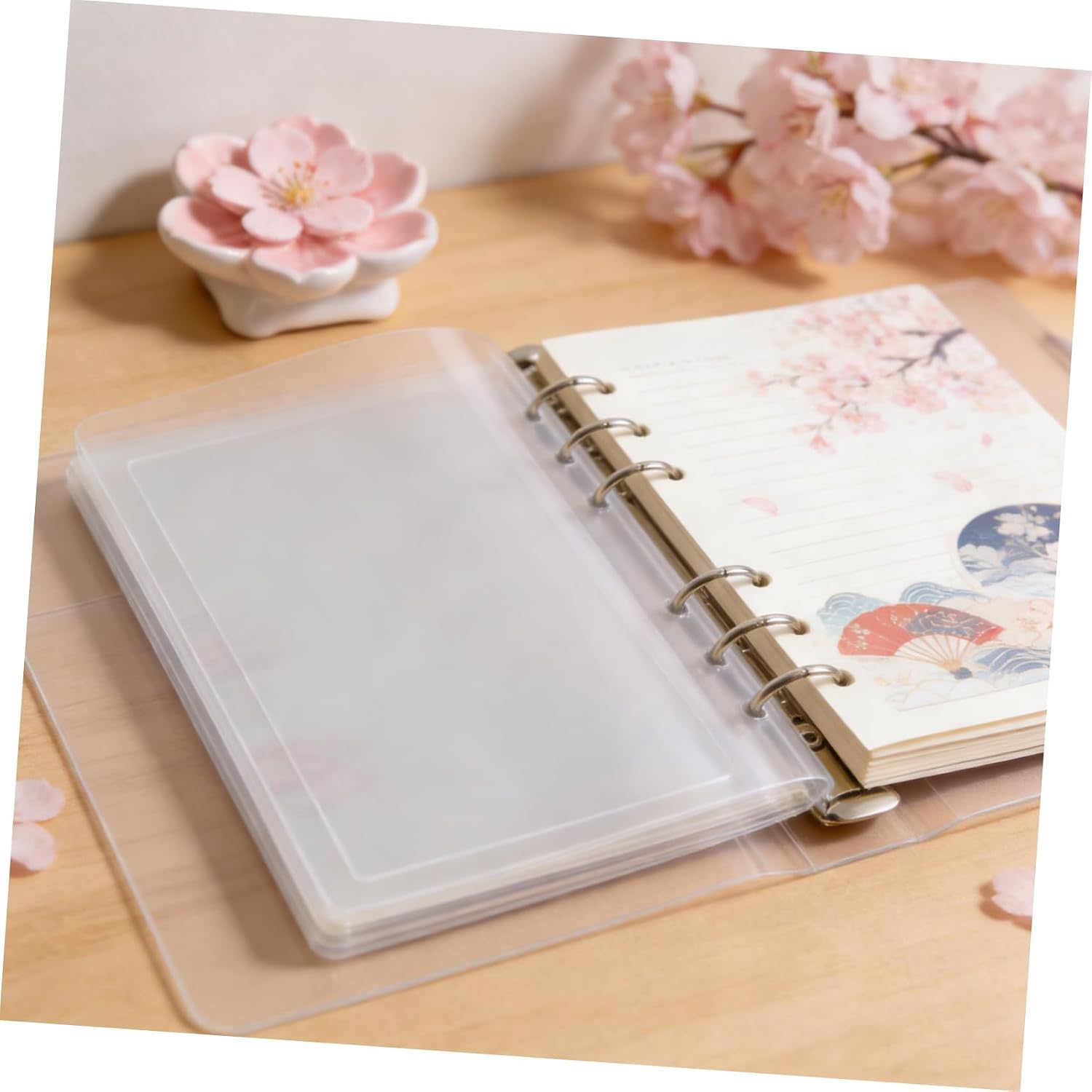DECORNIJIA 50pcs Double-Sided Pet Release Pages Refill for Sticker Album Binder Inserts, Lightweight Notebook Refills with Double-Sided Protection, for Journaling and Scrapbook Storage