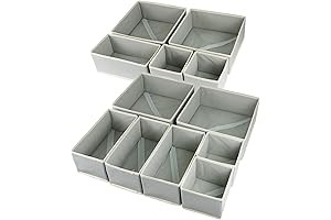 12 Compartment Nursery Organizer Drawer Dividers