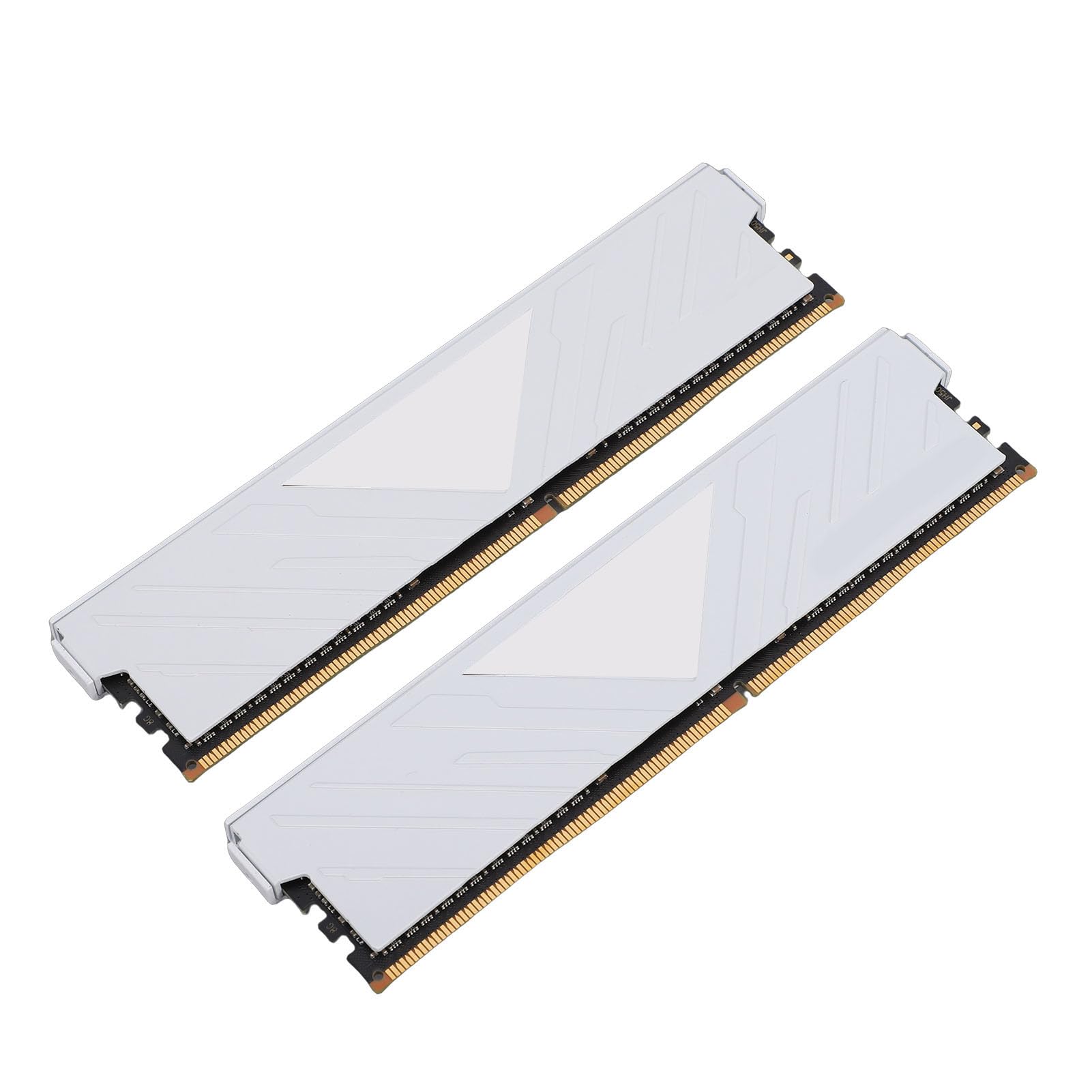 DDR4 RAM 8 GB 3600 MHz Moduł Pamięci Stacjonarnej z Rozpraszaniem Ciepła na Komputer do Gier Stop Aluminium 2 szt. (WHITE)