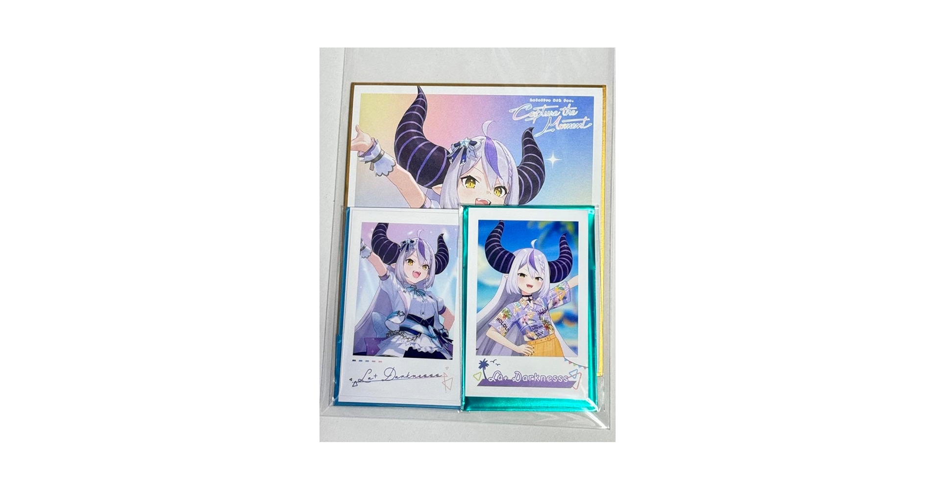 ラプラス・ダークネス 活動3周年記念グッズセット　チェキ風ブロマイドカードなし ラプラス・ダークネス 活動3周年記念グッズ 数量限定フルセット
